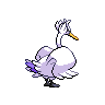 Swanna - Black White (Back View (Shiny))