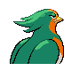 Swellow - Diamond Pearl (Back View (Shiny))