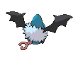 Swoobat - Black 2 White 2 Black White Animated (Back View)