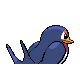 Taillow - HeartGold SoulSilver (Back View)