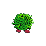 Tangela - Black White (Back View (Shiny))