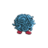 Tangela - Black White (Back View)