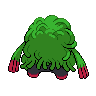 Tangrowth - Black White (Back View (Shiny))