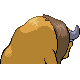 Tauros - HeartGold SoulSilver (Back View)