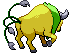 Tauros - Black 2 White 2 Black White Animated (Back View (Shiny))
