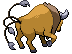 Tauros - Black 2 White 2 Black White Animated (Back View)