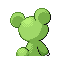 Teddiursa - Ruby Sapphire (Back View (Shiny))
