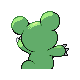 Teddiursa - Diamond Pearl (Back View (Shiny))