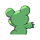 Teddiursa - Platinum (Back View (Shiny))