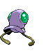 Tentacool - Black 2 White 2 Black White Animated (Back View (Shiny))