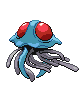 Tentacruel - Black 2 White 2 Black White Animated (Back View)