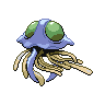 Tentacruel - Black White (Back View (Shiny))