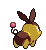 Tepig - Black 2 White 2 Animated (Back View (Shiny))