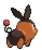 Tepig - Black White Animated (Back View)