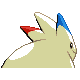 Togekiss - Diamond Pearl (Back View (Shiny))