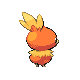 Torchic - Platinum (Back View)