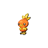 Torchic - Black White (Normal)