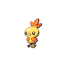 Torchic - Black White (Shiny)