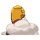 Torkoal - HeartGold SoulSilver (Back View (Shiny))
