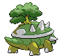 Torterra - Black 2 White 2 Black White Animated (Back View (Shiny))