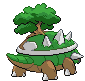 Torterra - Black 2 White 2 Black White Animated (Back View)