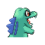 Totodile - Ruby Sapphire (Back View (Shiny))