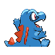 Totodile - HeartGold SoulSilver (Back View)