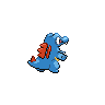 Totodile - Black White (Back View)