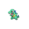 Totodile - Black White (Shiny)