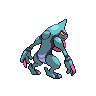 Toxicroak - Black White (Back View (Shiny))