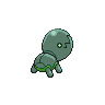 Trapinch - Black White (Back View (Shiny))
