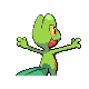 Treecko - HeartGold SoulSilver (Back View)