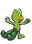 Treecko - Black 2 White 2 Black White Animated (Back View)