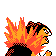 Typhlosion - Silver (Back View)