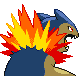 Typhlosion - Diamond Pearl (Back View)