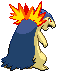 Typhlosion - Black 2 White 2 Black White Animated (Back View)