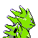 Tyranitar - Silver (Back View)