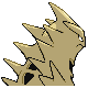 Tyranitar - HeartGold SoulSilver (Back View (Shiny))