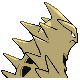 Tyranitar - Platinum (Back View (Shiny))