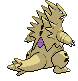 Tyranitar - Black 2 White 2 Black White Animated (Back View (Shiny))