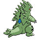 Tyranitar - Black 2 White 2 Black White Animated (Back View)