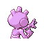 Tyrogue - Ruby Sapphire (Back View)
