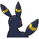 Umbreon - HeartGold SoulSilver (Back View)
