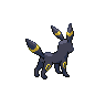 Umbreon - Black White (Back View)