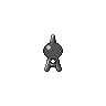 Unown - Black White (Back View)