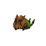 Venipede - Black White (Shiny)