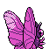 Venomoth - Crystal (Back View)