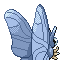Venomoth - Ruby Sapphire (Back View (Shiny))