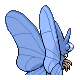 Venomoth - Platinum (Back View (Shiny))