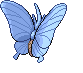 Venomoth - Black 2 White 2 Black White Animated (Back View (Shiny))